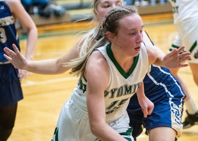 Wyoming East's Maddie Clark drives past a defender during a game against Shady Spring on Nov. 30 in New Richmond (Heather Belcher/File Photo)