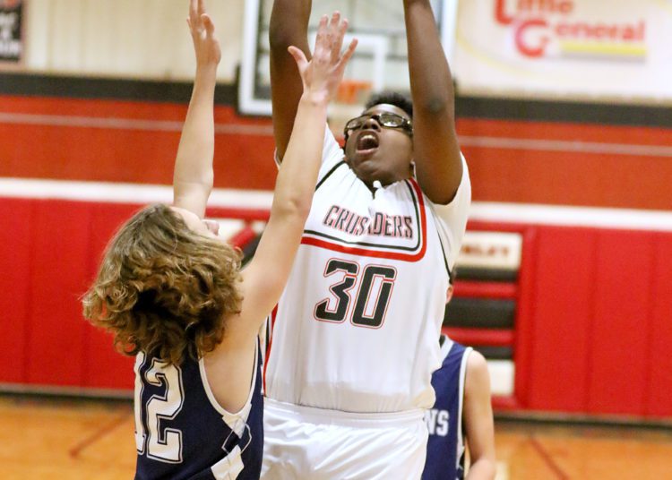 (Brad Davis/For LootPress) Mullens at Greater Beckley Christian 1/31/22.