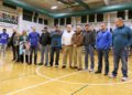 (Brad Davis/For LootPress) Chapmanville at Wyoming East, February 18, 2022 in New Richmond. Halftime ceremony honoring the 2002 State Championship team.