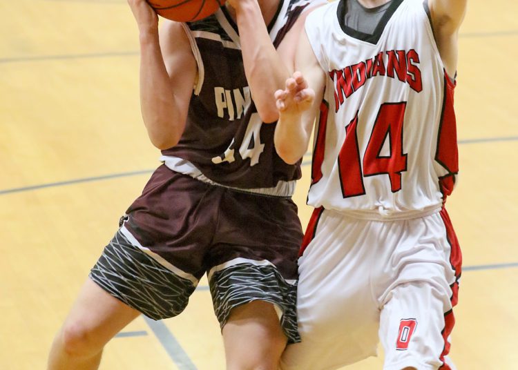 (Brad Davis/For LootPress) Oceana Middle v Pineville Middle Wyoming County Boys Championship, February 17 in Baileysville.