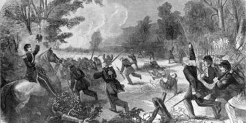 Battle of Rich Mountain, West Virginia by William J. Hennessy, 1861