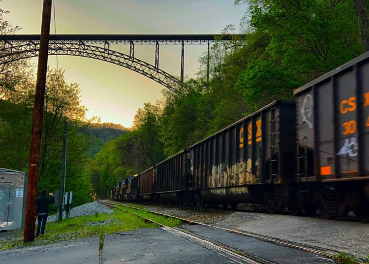 Spring Sunset New River Gorge