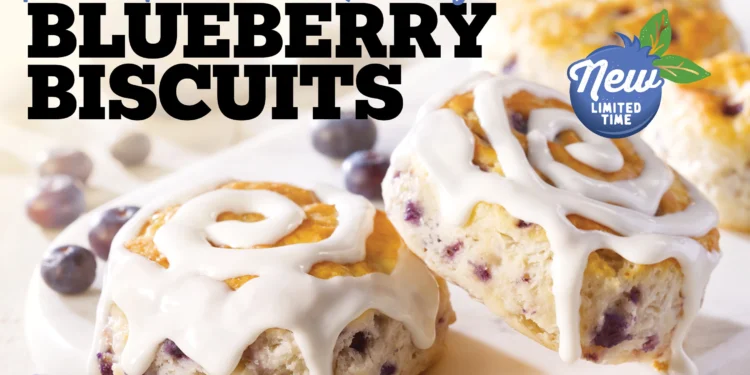 Hardee's Launches new Seasonal Blueberry Biscuit