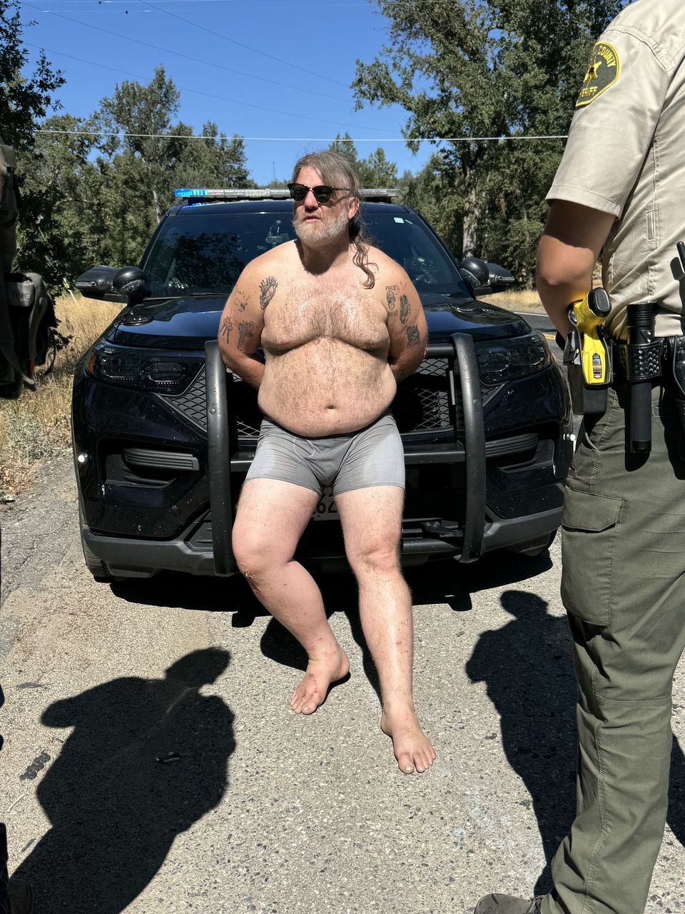 A punk singer goes on a bizarre rampage and touches a woman's stomach, claiming that "the spirits led me to you, and your baby belongs to me."