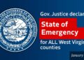 Gov. Justice declares State of Emergency for all 55 counties ahead of winter storm