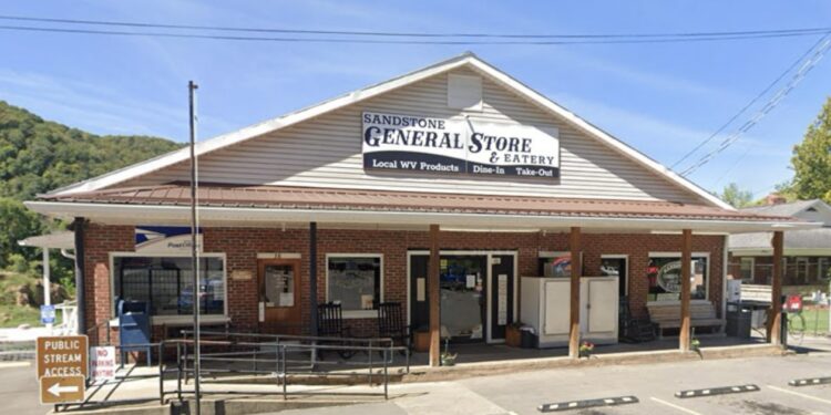 Sandstone General Store | Google Earth image