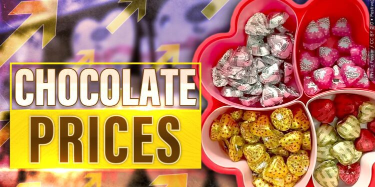 Price of Chocolate surges just ahead of Valentine's Day