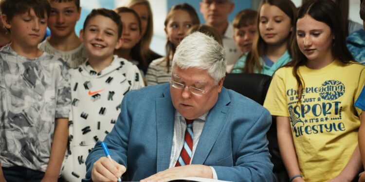 Governor Patrick Morrisey Signs School Discipline Bill Into Law