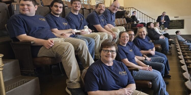 West Virginia Senate recognizes employees for winning Silver at the 2025 Berkeley Springs International Water Tasting Competition on February 26, 2025.