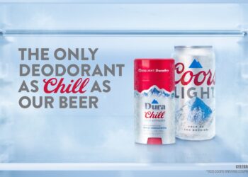 Coors Light and Duradry Launch Cold-Activated Deodorant for Summer Heat