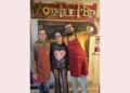 Caption:  The Mountain Table co-owners -- Nicole Petschulat, Nadine Sonneville and Alexander Durand (right to left) -- are well known for their roasting and distribution of coffee, farm-to-table restaurant, and high profile in the community at fairs and festivals.